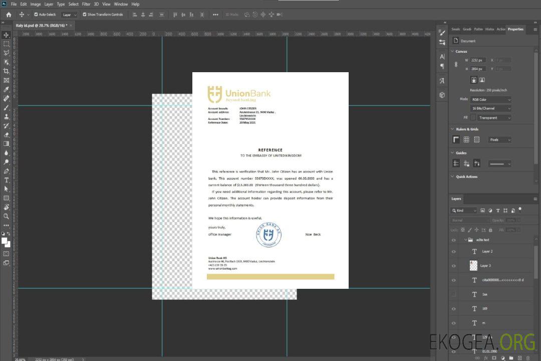 Liechtenstein , Union Bank , référence template Liechtenstein , Union Bank , référence template
